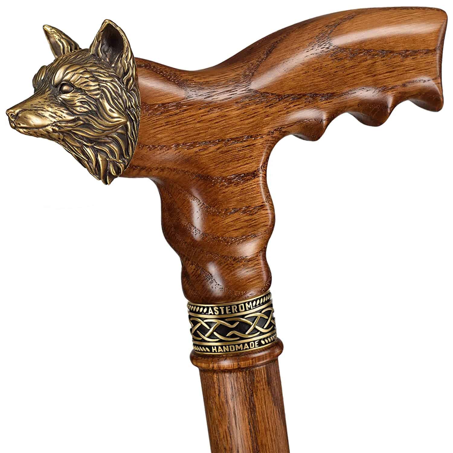 Fox Walking Cane - Custom Length and Color