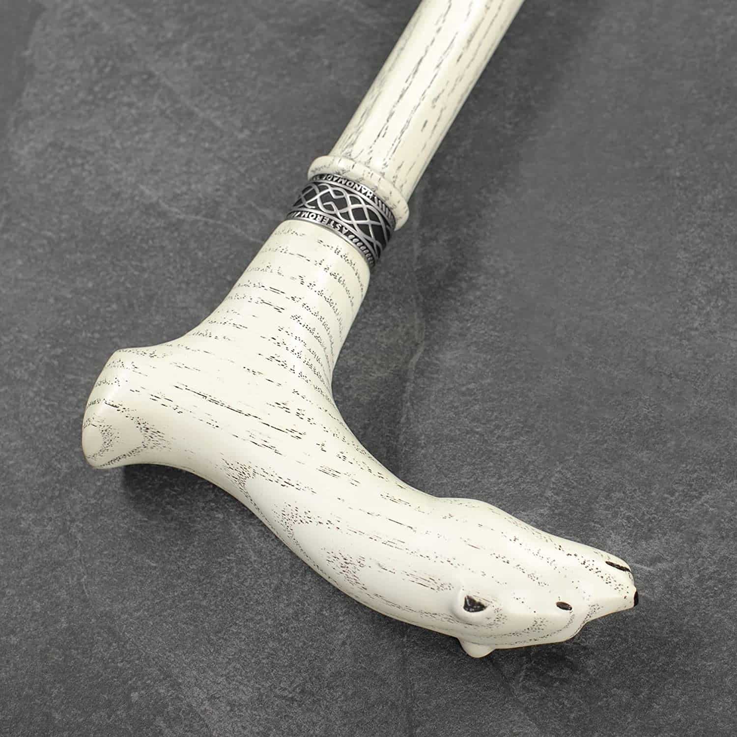 Polar Bear Walking Cane, Custom Length