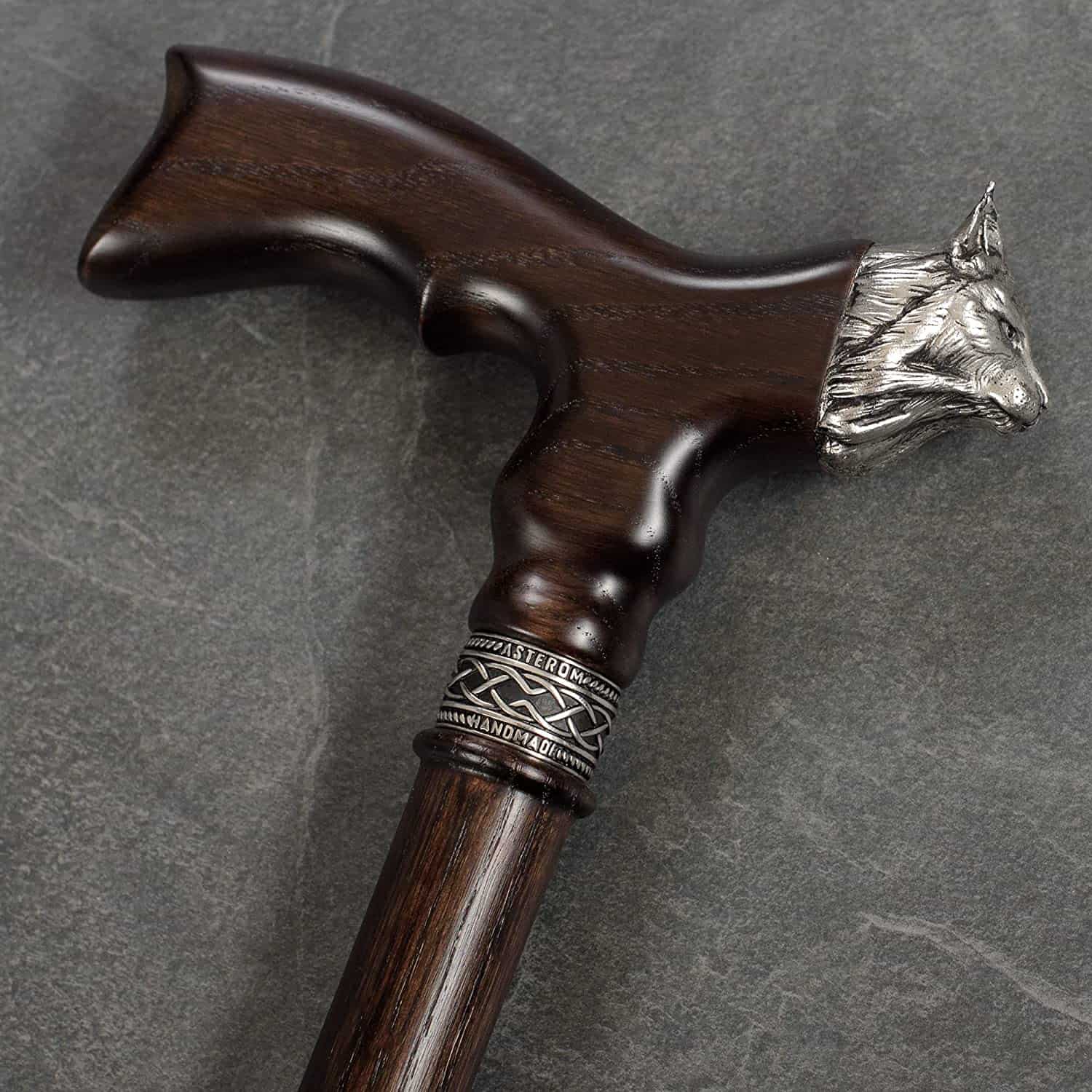 Facny Lynx Cane - Custom Length and Color