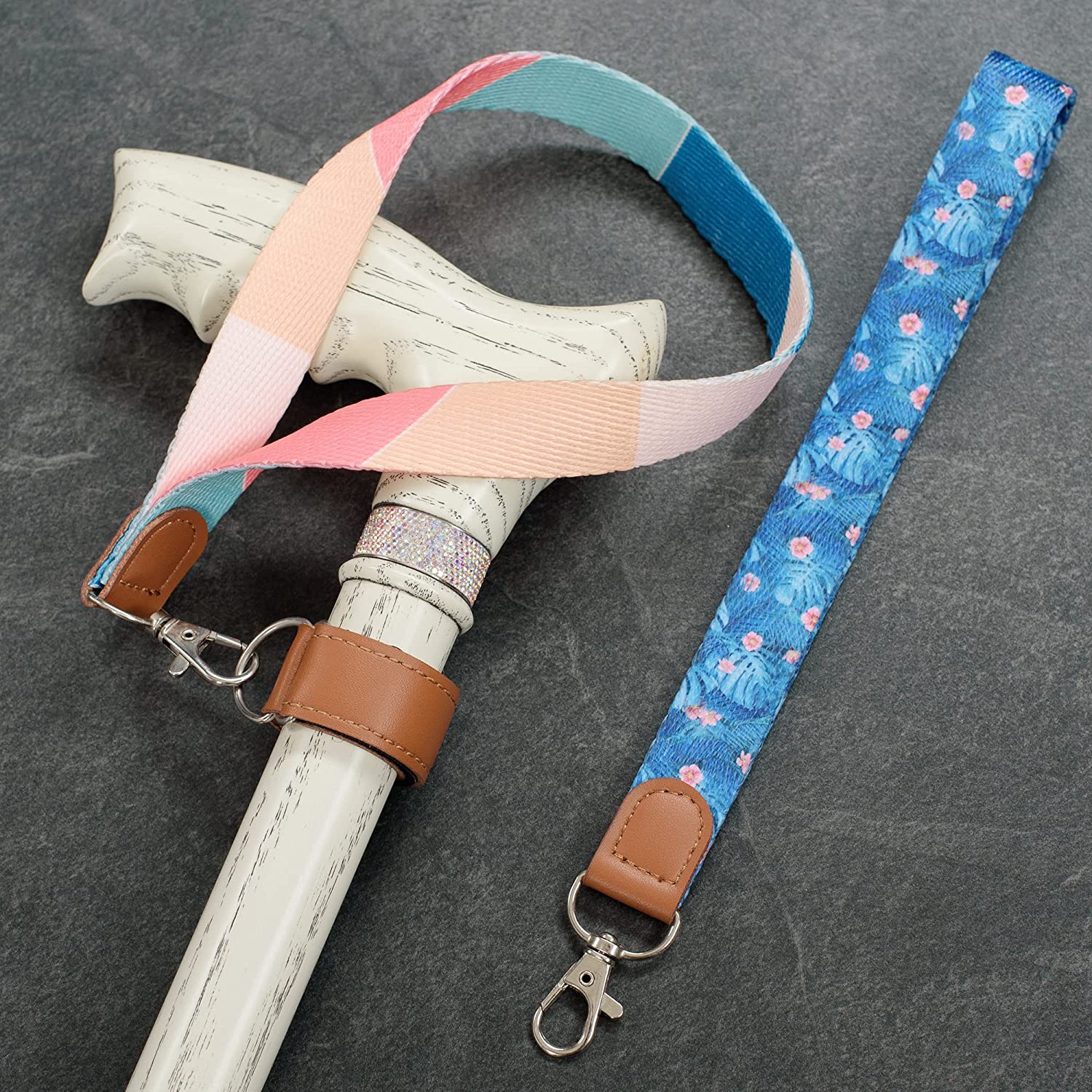 Stylish Walking Cane for Women with Rhinestones - Custom Length and Color