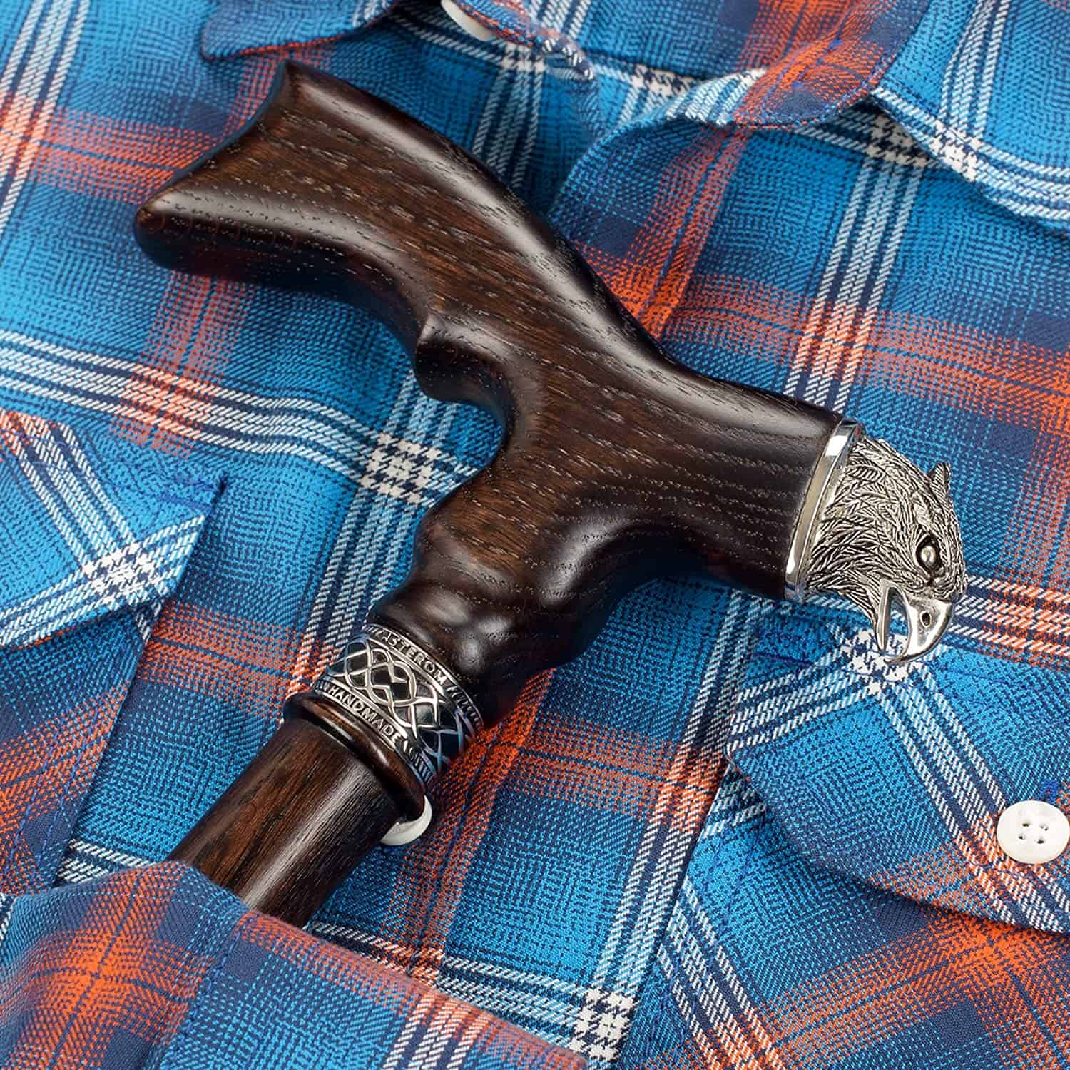 Fancy Eagle Cane - Wood Canes and Walking Sticks