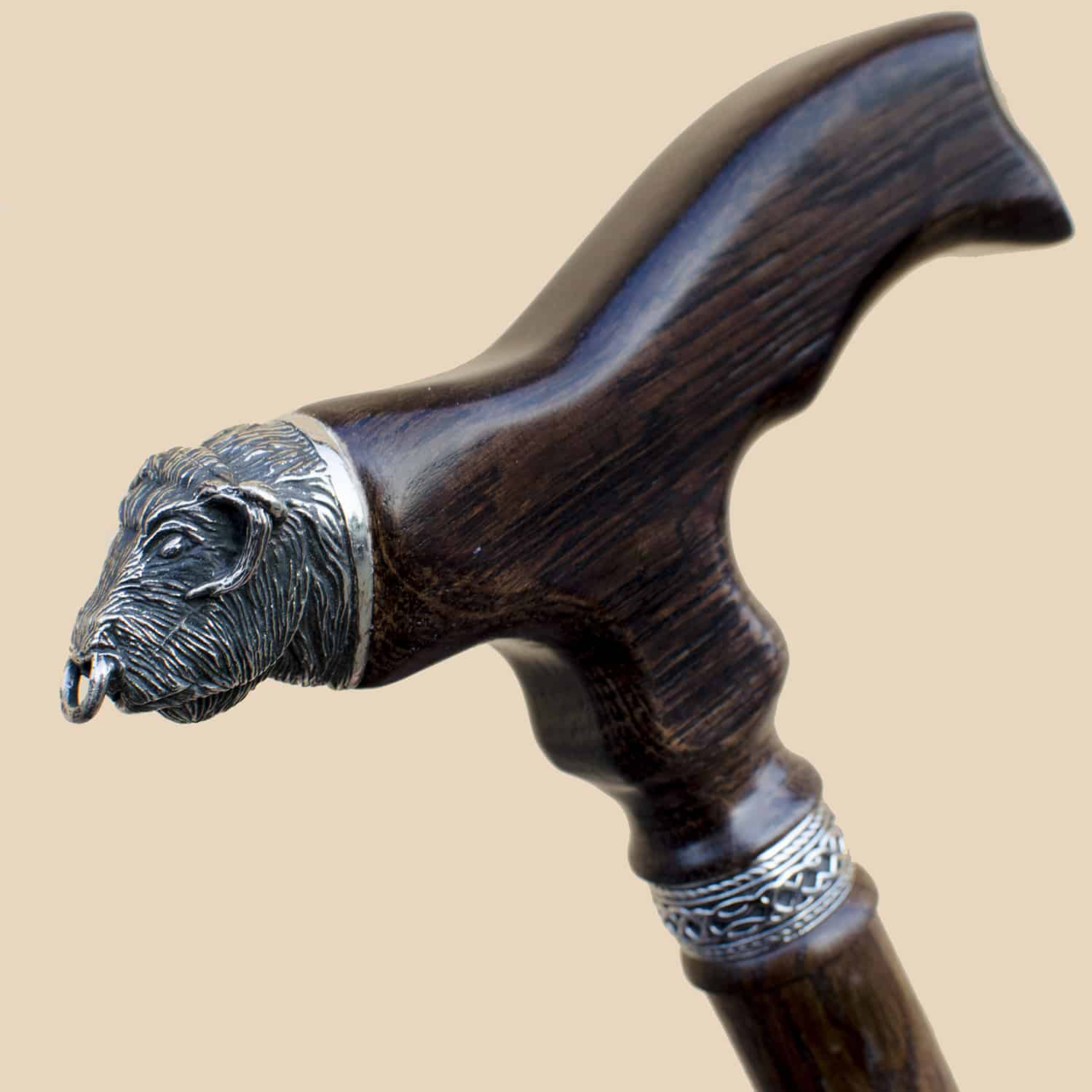 Buffalo Walking Cane - Custom Length and Color