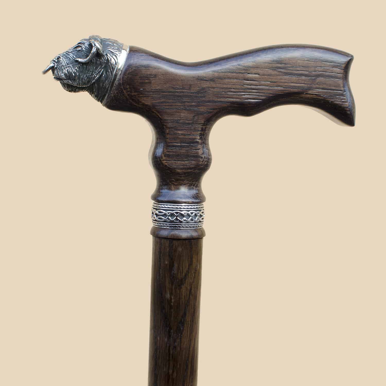 Buffalo Walking Cane - Custom Length and Color