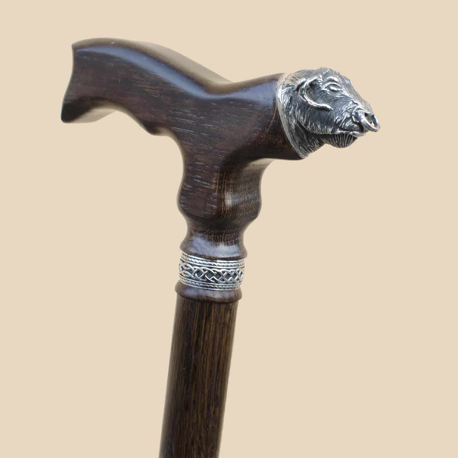 Buffalo Walking Cane - Custom Length and Color