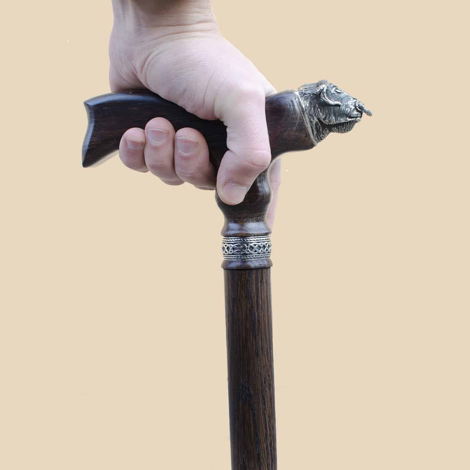 Buffalo Walking Cane - Custom Length and Color