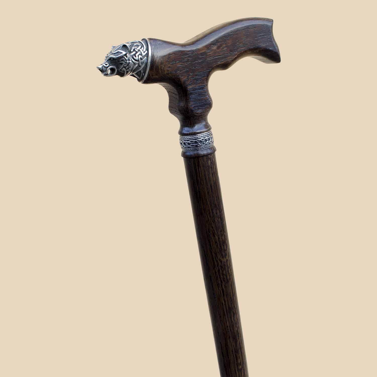 Bear Walking Cane - Custom Length and Color