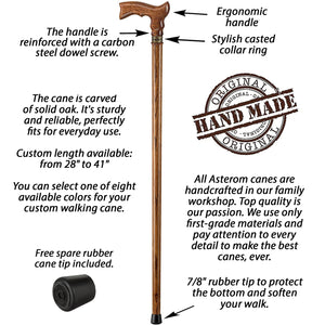 Classic Walking Cane - Custom Length and Color