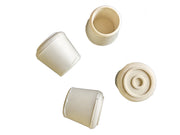 White rubber 4pcs Rubber Cane Tips - 7/8" Inch