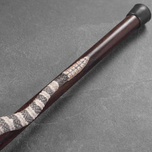Hand-Painted Rattlesnake Cane - Custom Length and Color