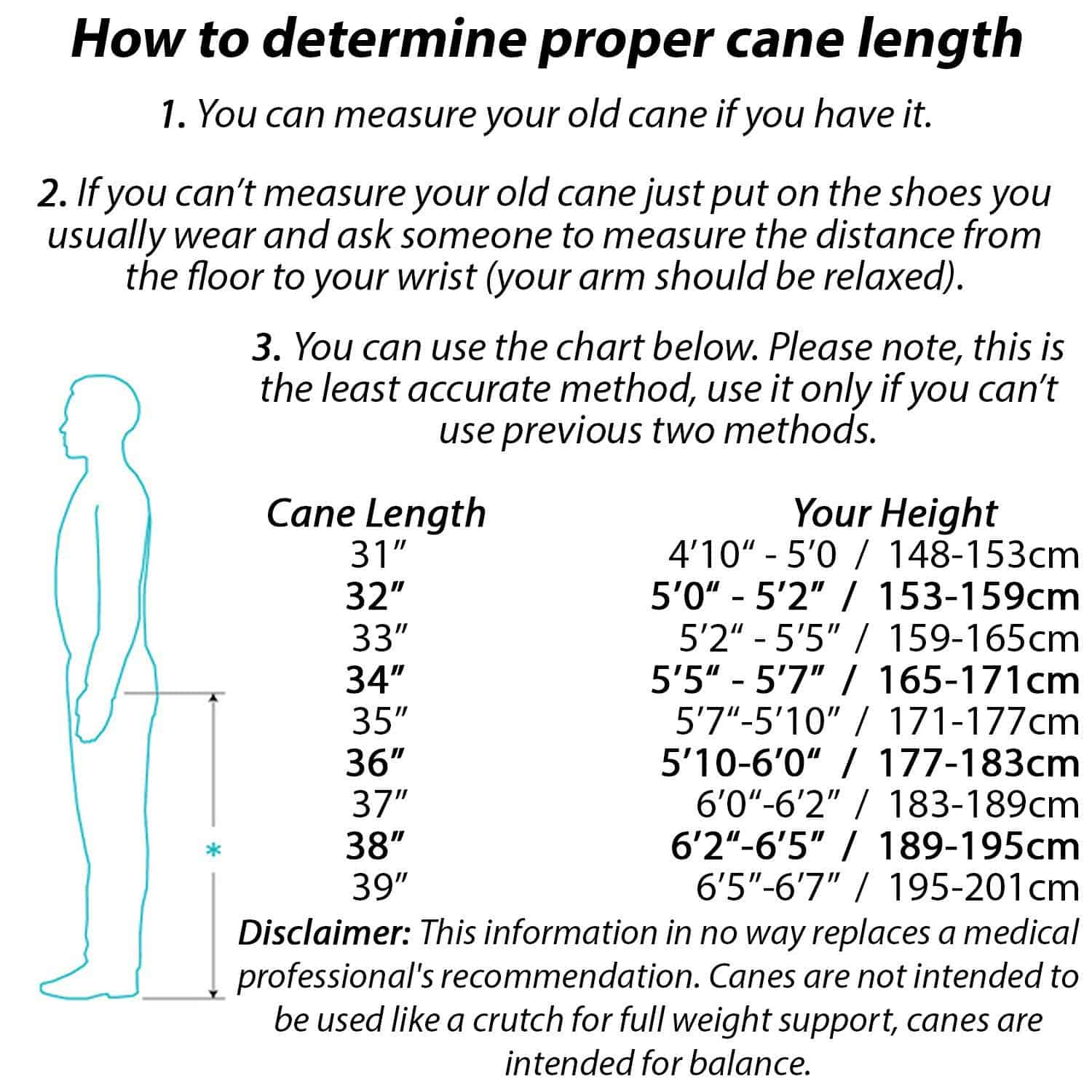 Walking Stick - Custom Length and Color