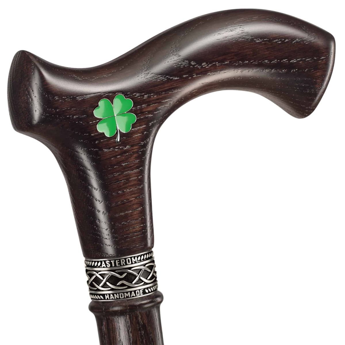 Irish Walking Cane - Custom Lenght and Color (Four-Leaf)