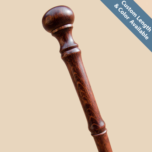 Stylish Knob Cane, Custom Length & Color