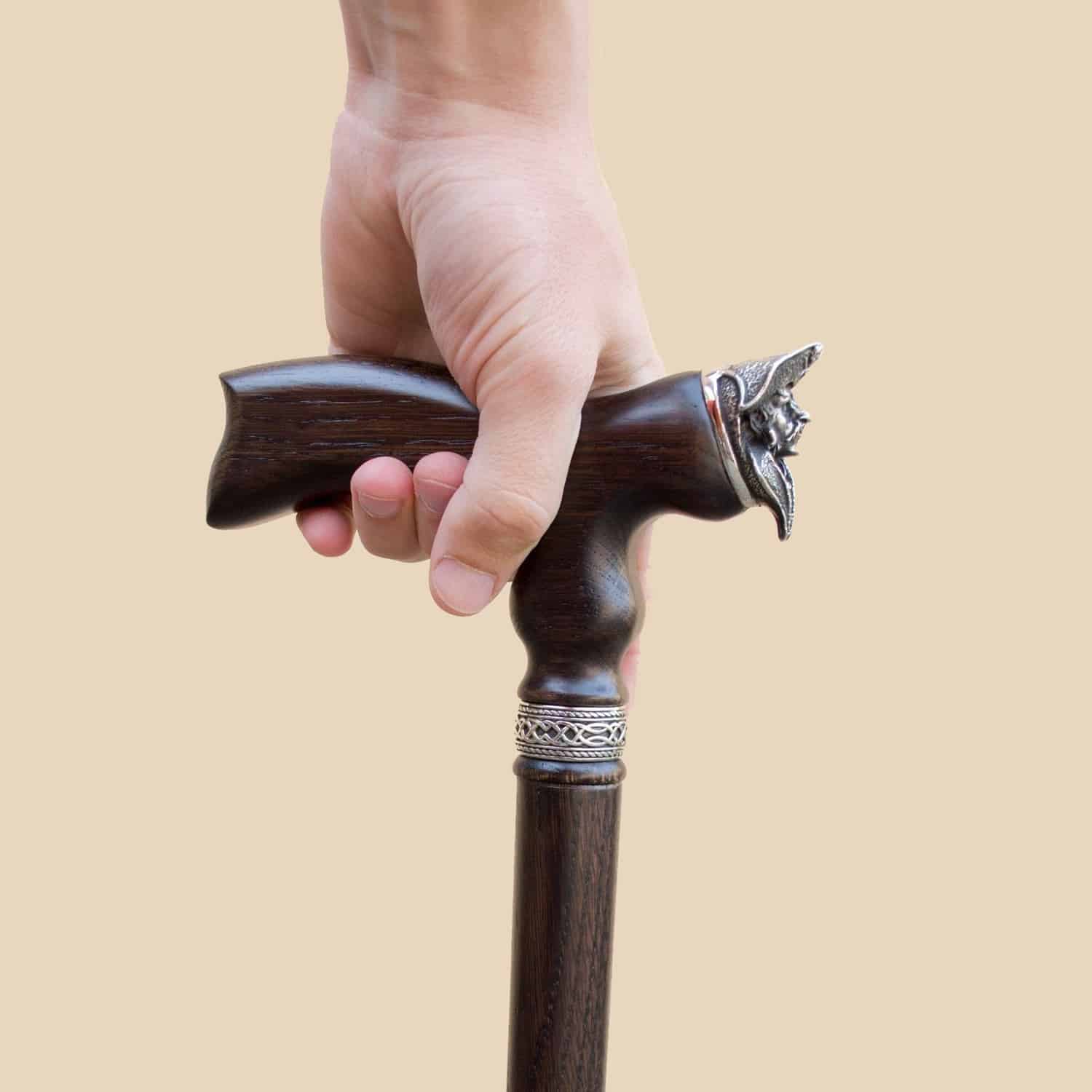 Pirate Walking Cane - Custom Length and Color