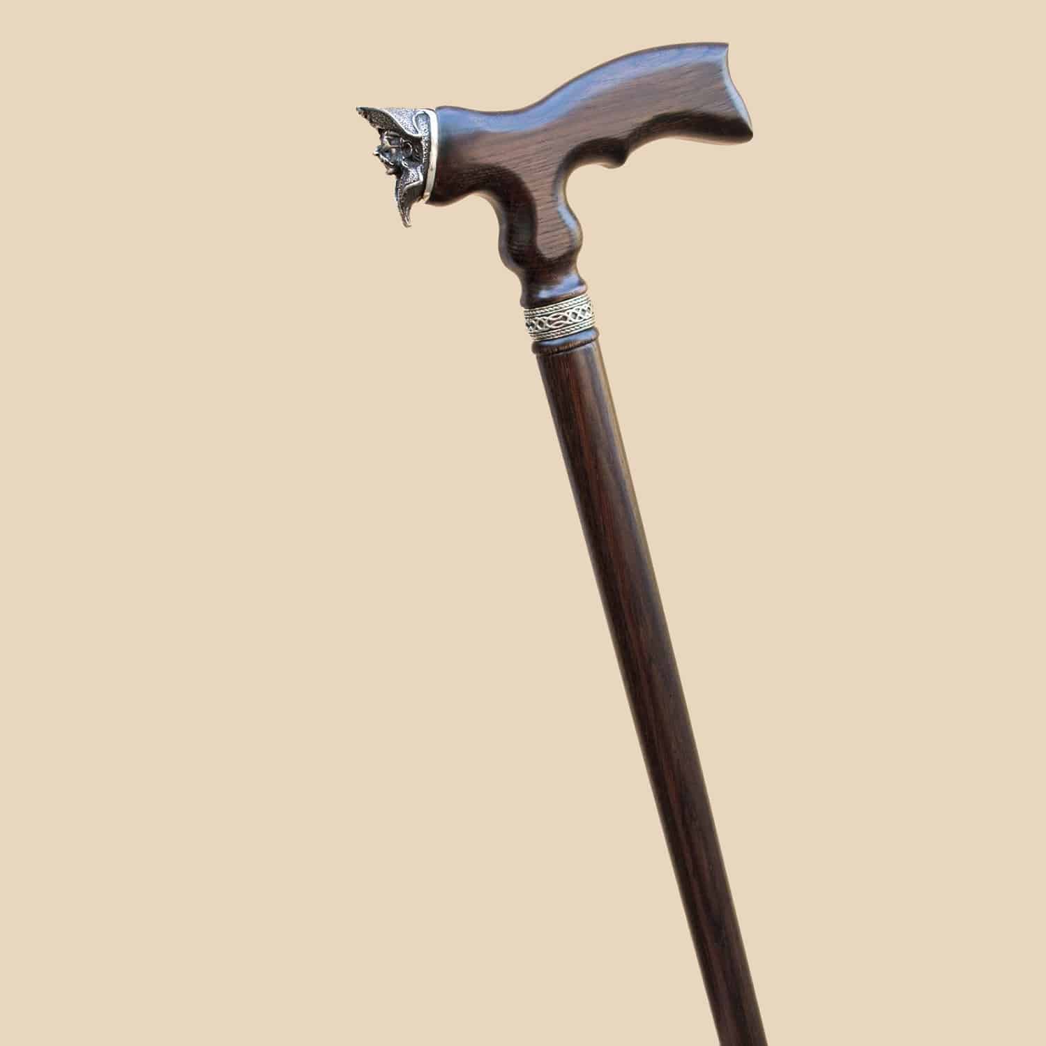 Pirate Walking Cane - Custom Length and Color